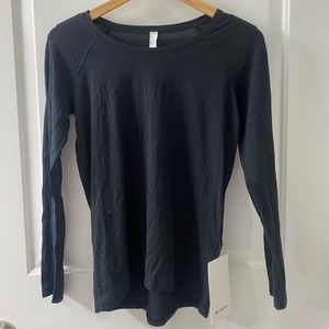 Lululemon Black Emerald Long Sleeve Shirt Size 4